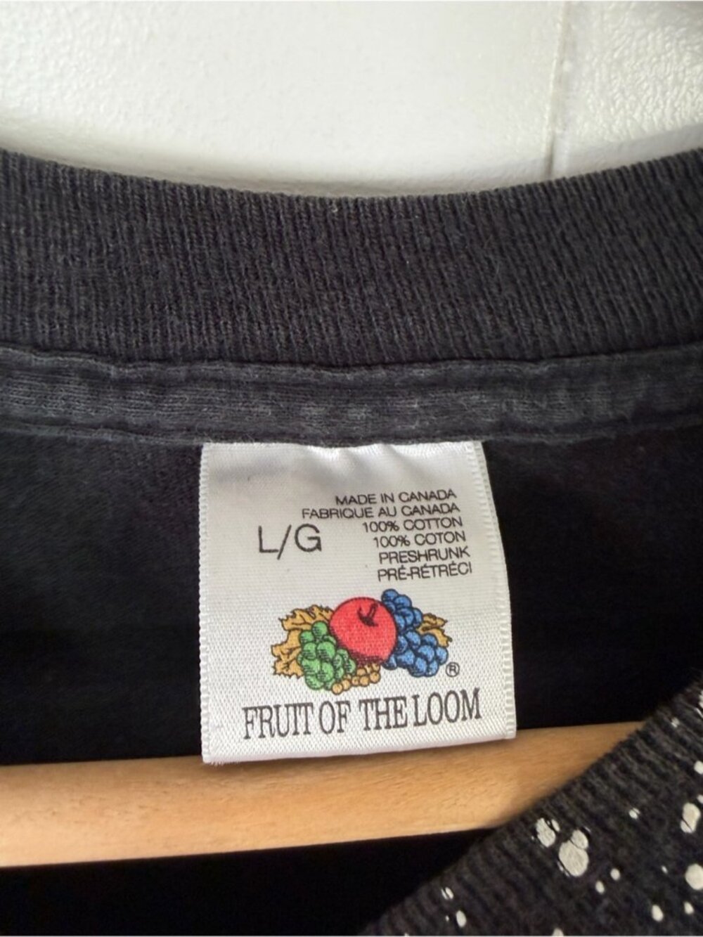 Vintage AOP Black Eagle Short Sleeve T-shirt 1990s Graphic Retro Mens Med/Large - Picture 5 of 9